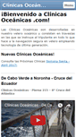 Mobile Screenshot of clinicasoceanicas.com
